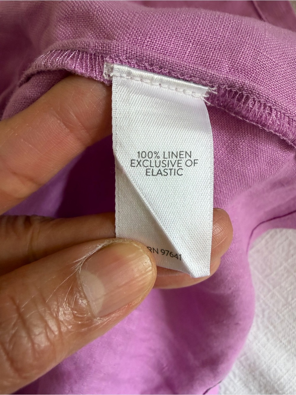 J. Jill 100% Linen Purple Tiered Dress - Picture 7 of 9